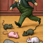 Dall·e 2024 03 11 12.40.09 Ludwig Von Mises Running Away From A Pack Of Mice.png